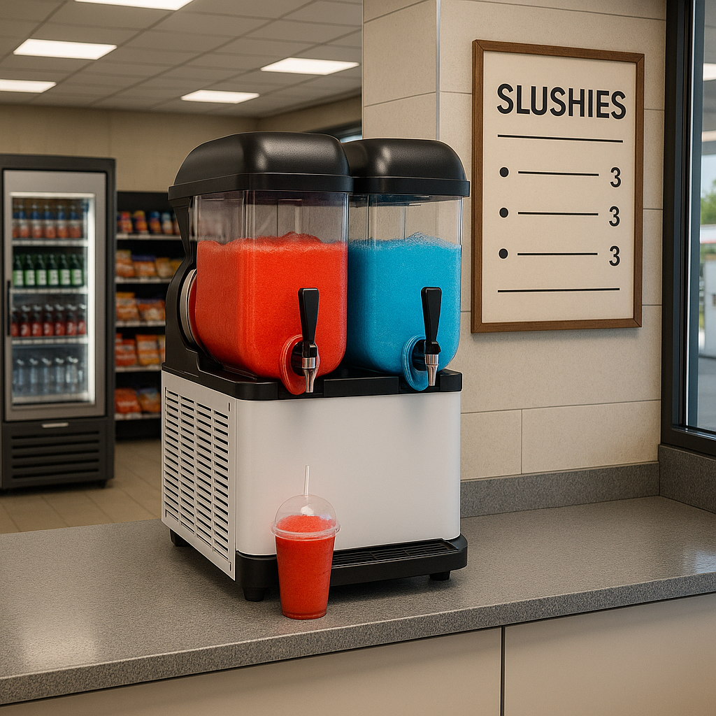 Máquina en gasolinera