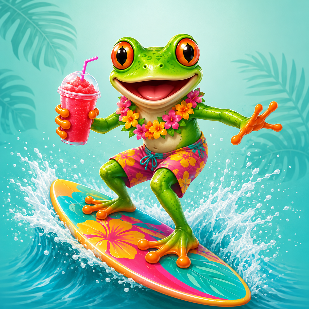 Coqui surfista